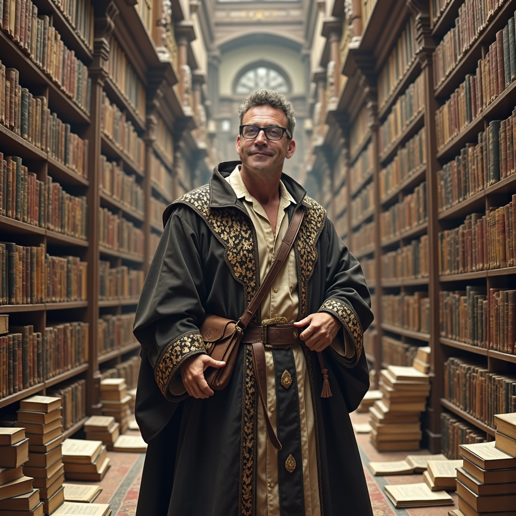 photograph of jon407 man standing in the-FLUX TRAI